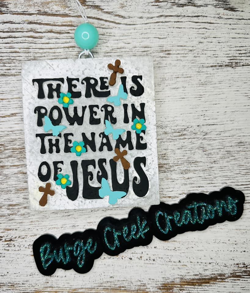 Power in the name of Jesus Freshie Silicone Mold