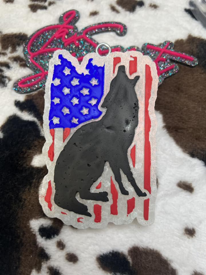 Coyote USA Flag Silicone Mold