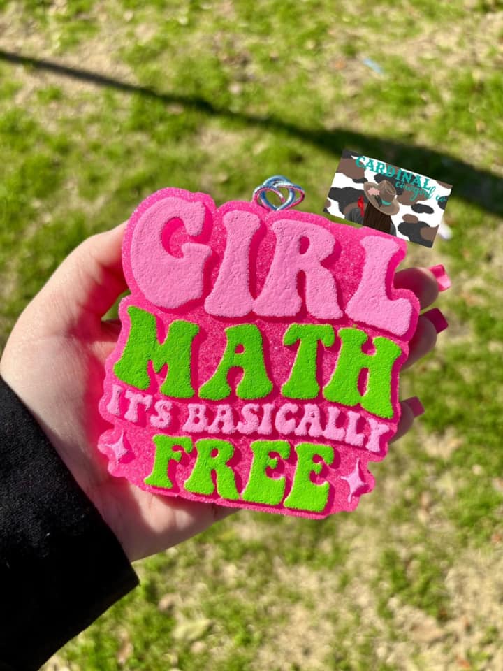 Girl Math - It's Basically Free Silicone Mold