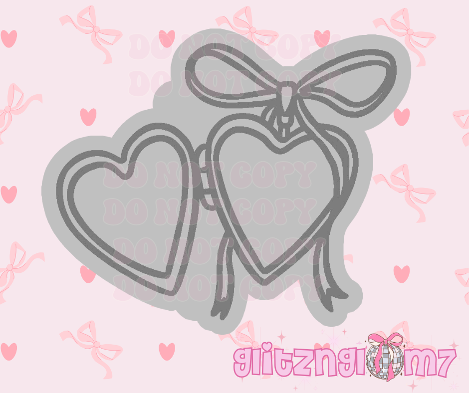 Coquette Heart Locket Premium Silicone Mold (Cardstock Option)