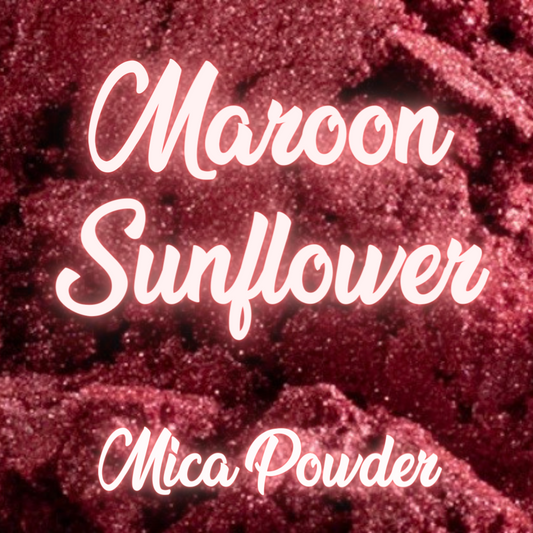 Maroon Sunflower ( Mica Powder)
