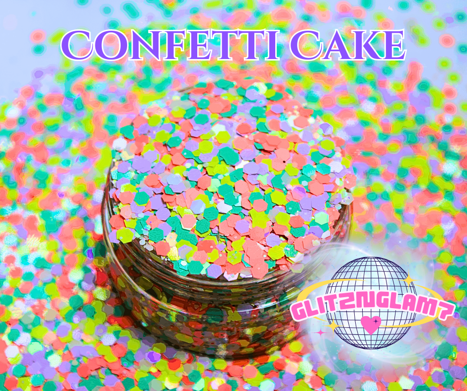 Confetti Cake - LIVE Custom Glitter Mix