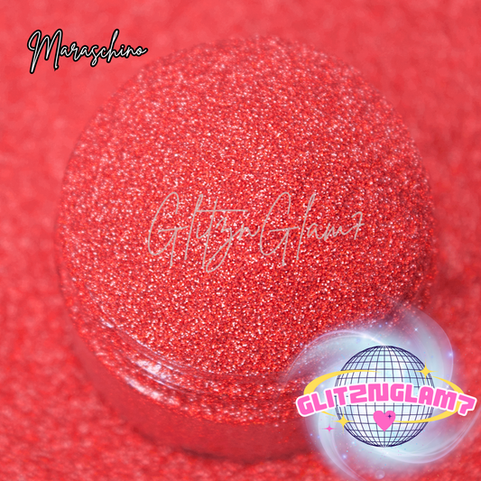 Maraschino -Glitter Dust 1/256"