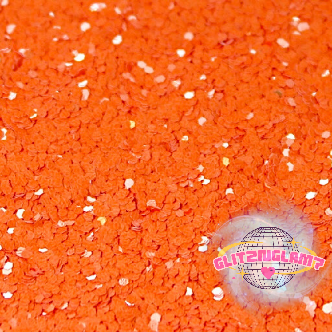 Orange Sherbet - Pearl Matte Mini Chunky