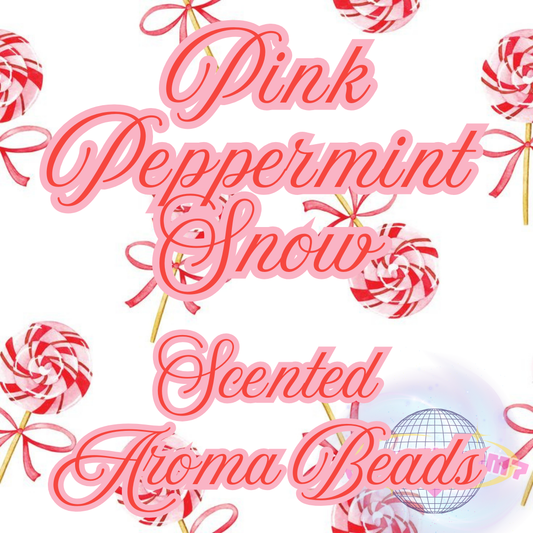 Pink Peppermint Snow- Premium Scented Beads