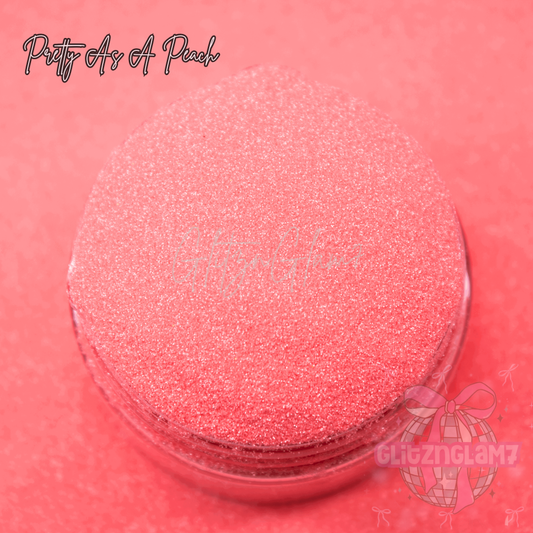 Pretty As A Peach-Glitter Dust 1/256"