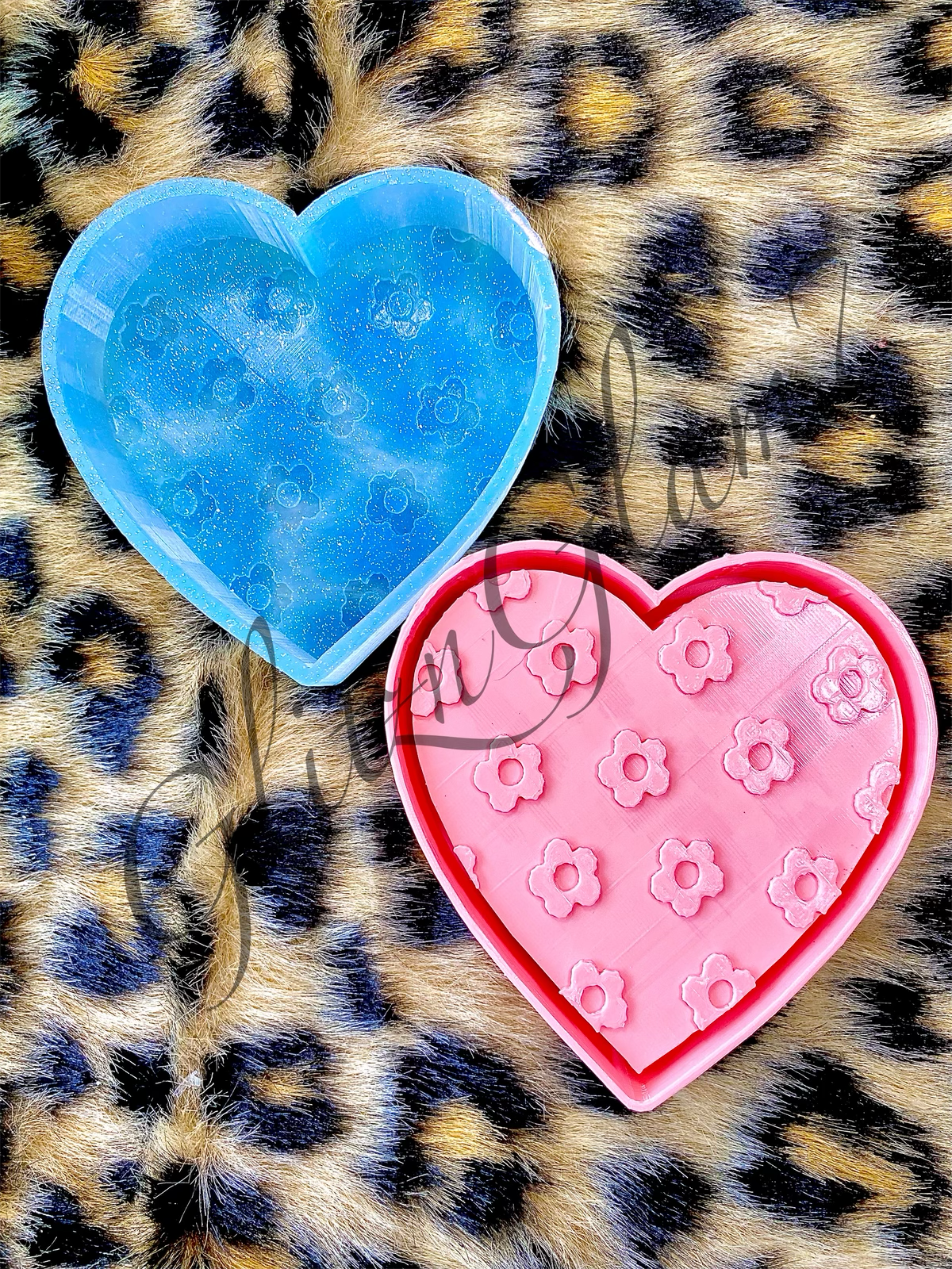 Floral Heart Silicone Mold