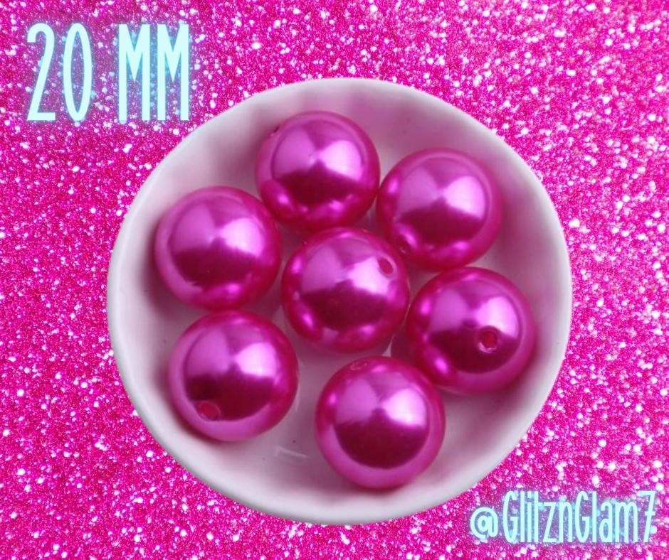 Malibu Pink Decorative Beads