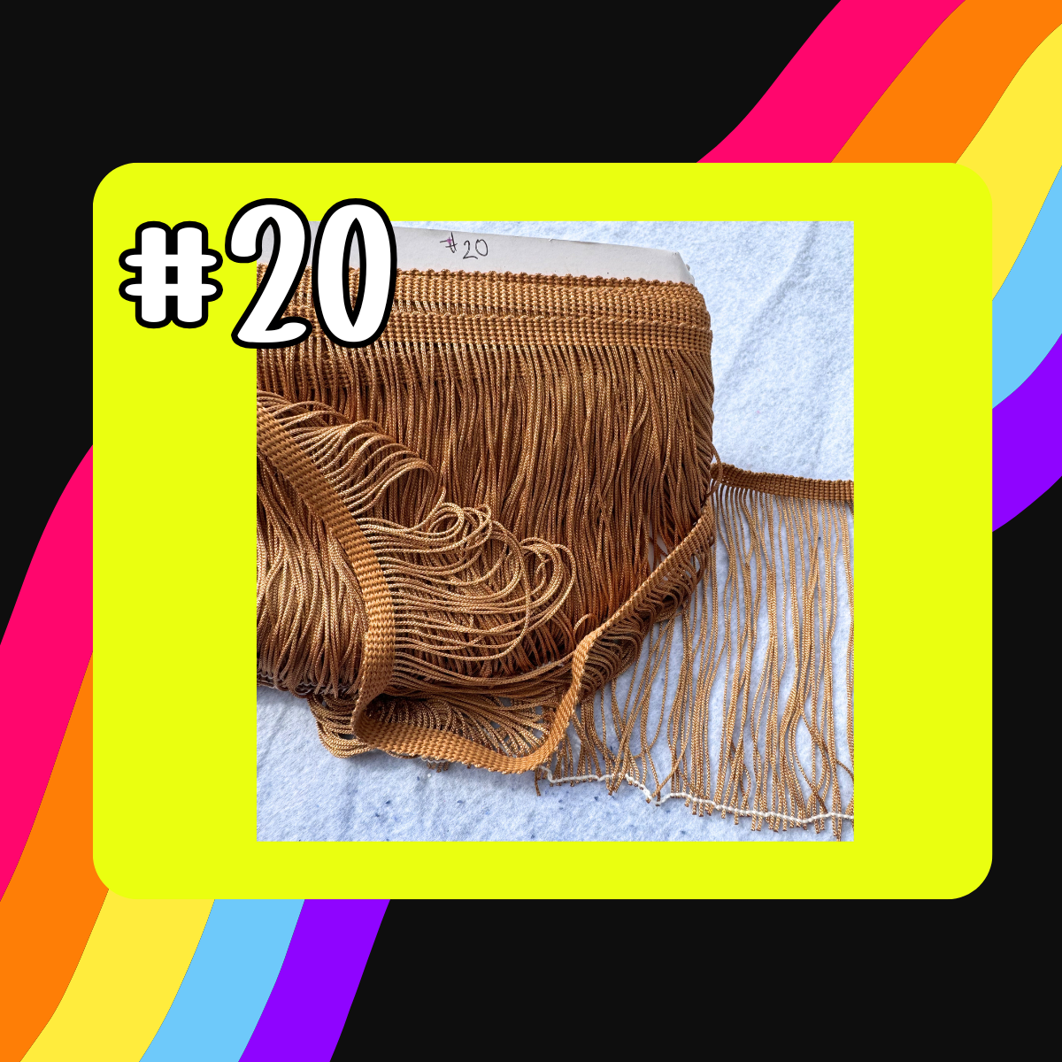 Bulk Fringe ( Various Colors )