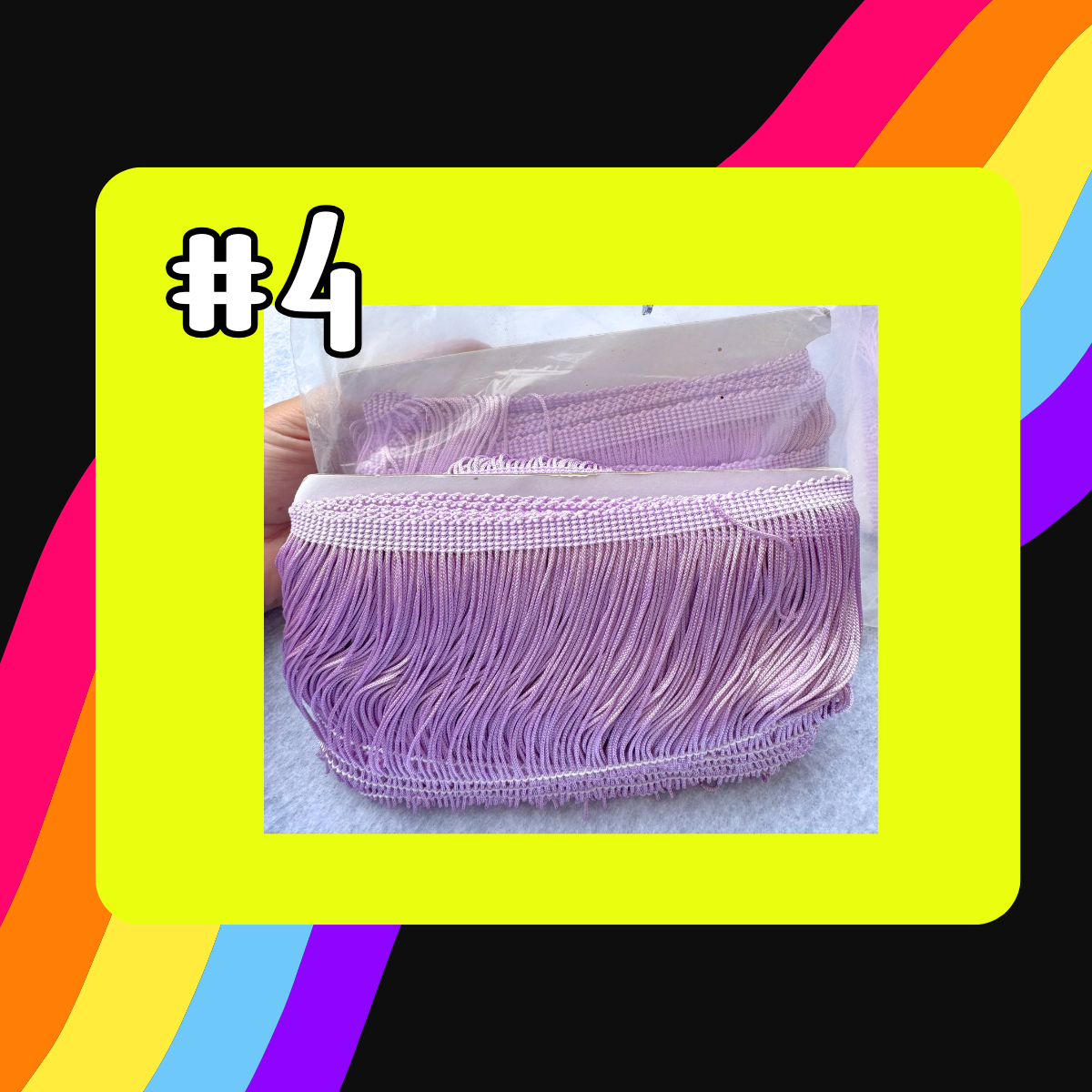Bulk Fringe ( Various Colors )