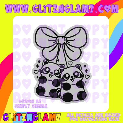 Gummy Bear Raccoon Cherries Silicone Mold
