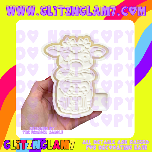 Gumball Machine Dairy Cow Silicone Mold