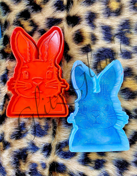 Bunny w/ Alert Ears (Standing Up) Silicone Mold