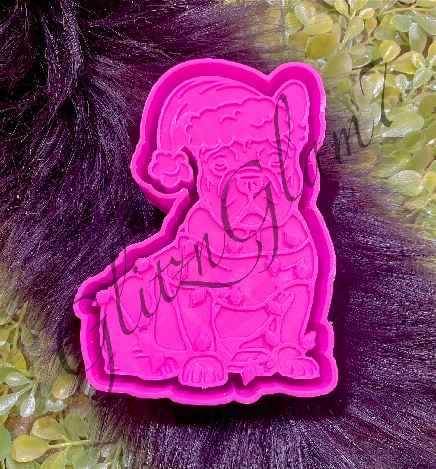 Christmas Frenchie Silicone Mold