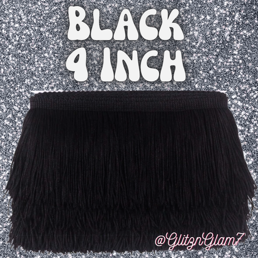 Black Fringe - 4 Inch