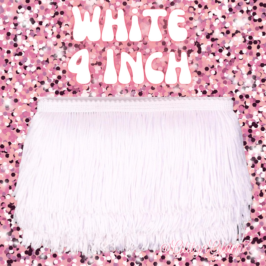 White Fringe - 4 Inch