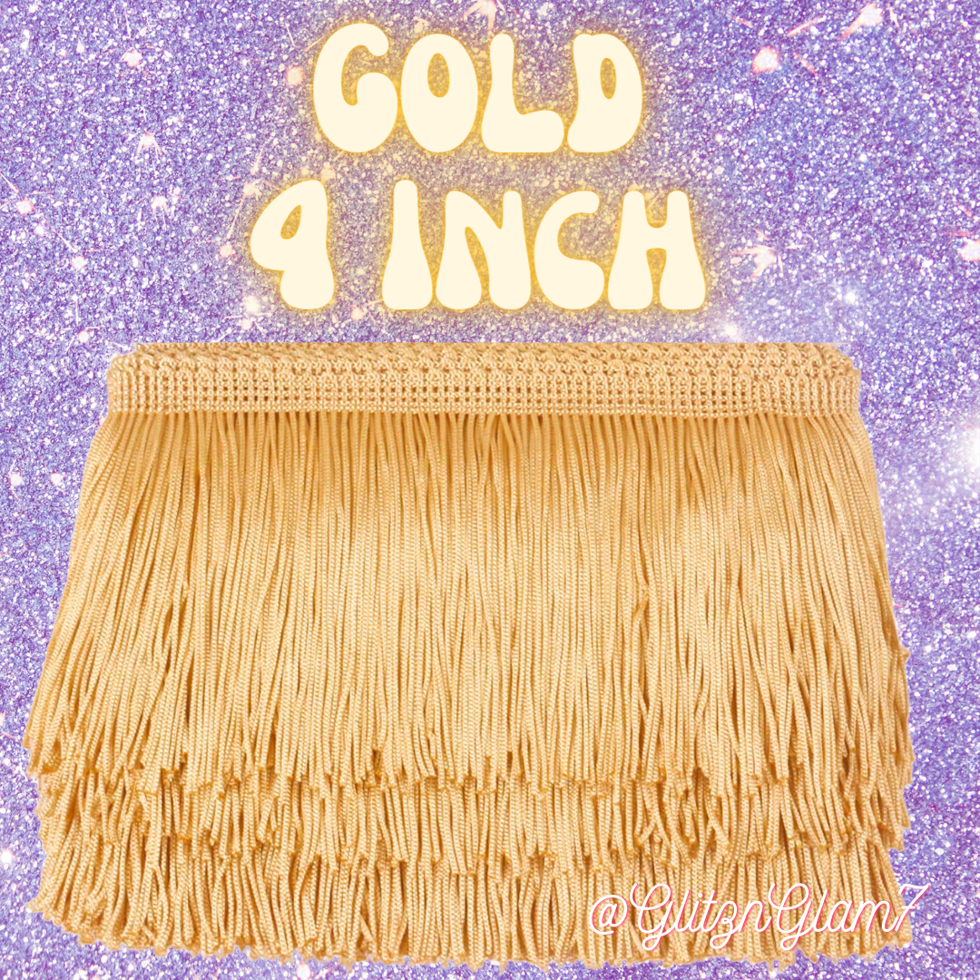 Gold Fringe - 4 Inch