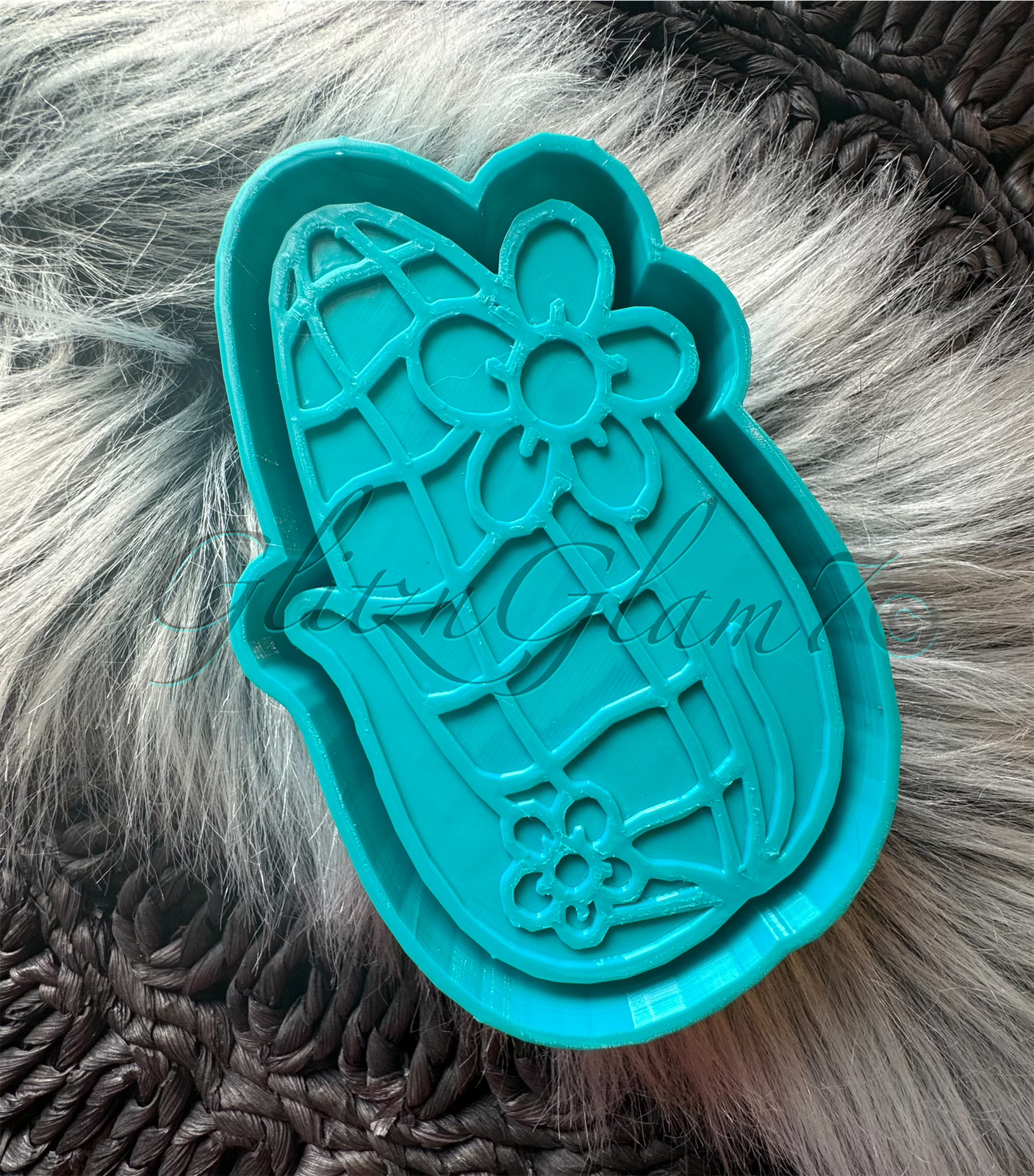 Corn w/ Cute Flowers Silicone Mold