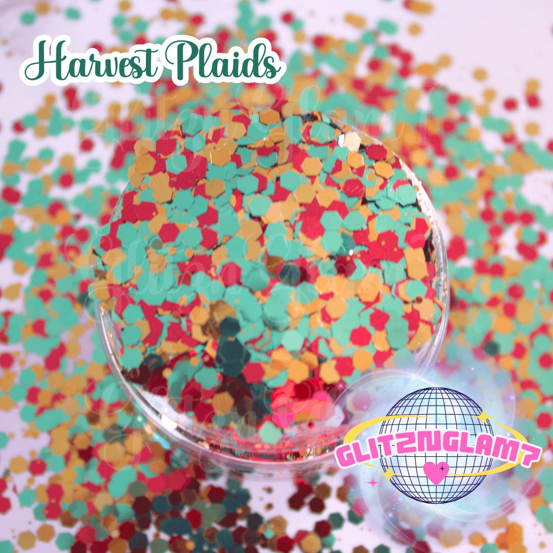 Harvest Plaids - LIVE Custom Glitter Mix