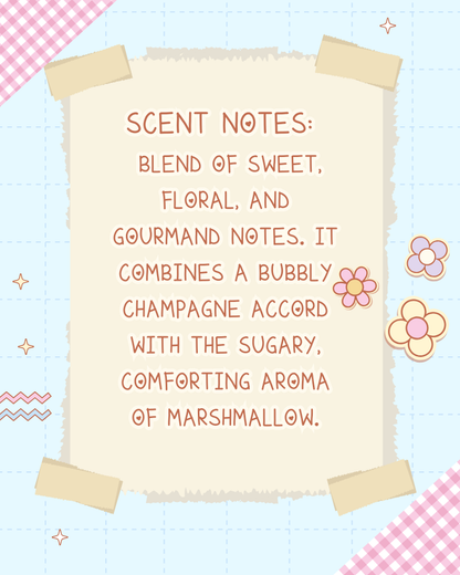 Pink Champagne Marshmallows Scented Aroma Beads