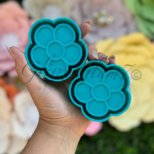 ** VENT CLIPS ** Retro Daisy Silicone Mold