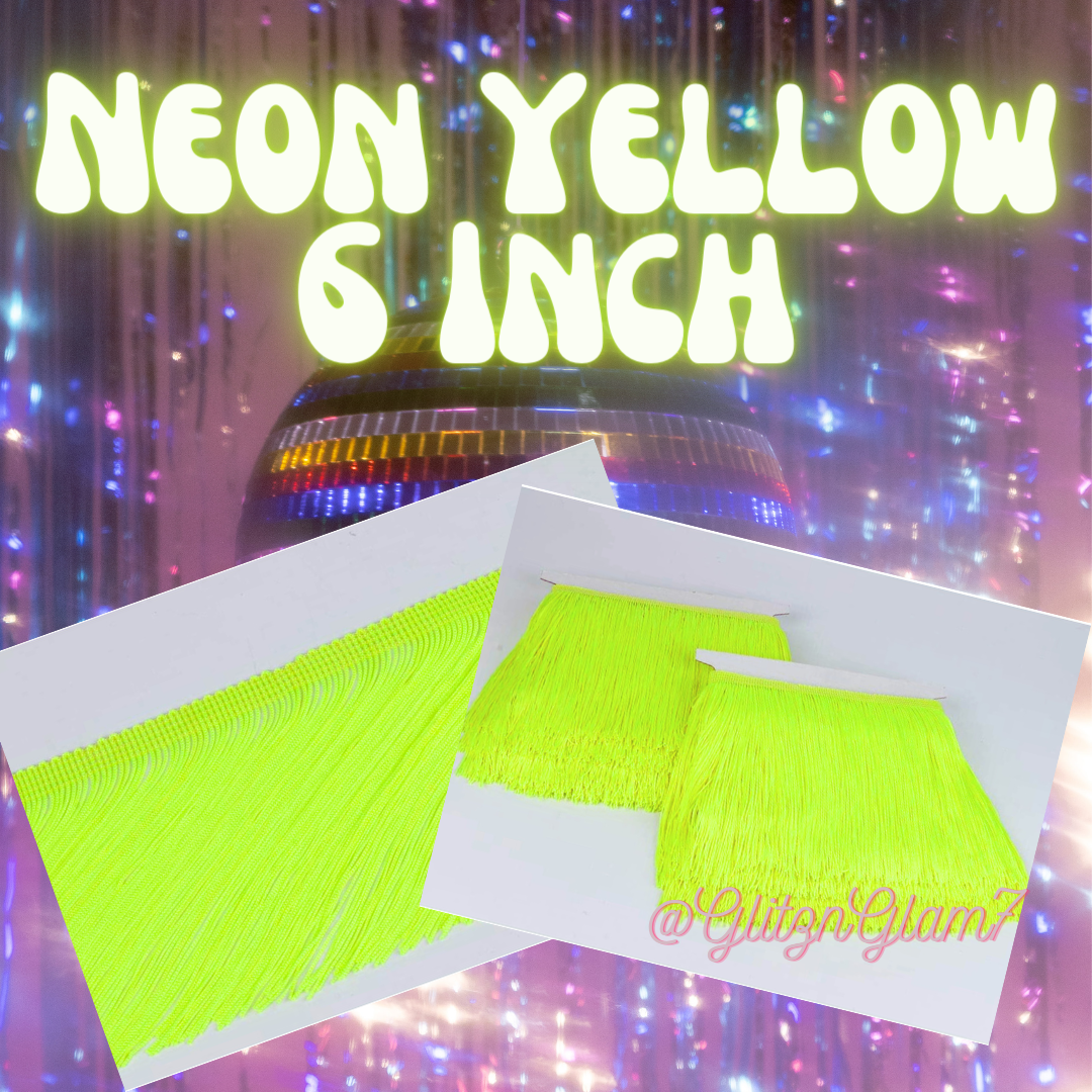 Neon Yellow Fringe