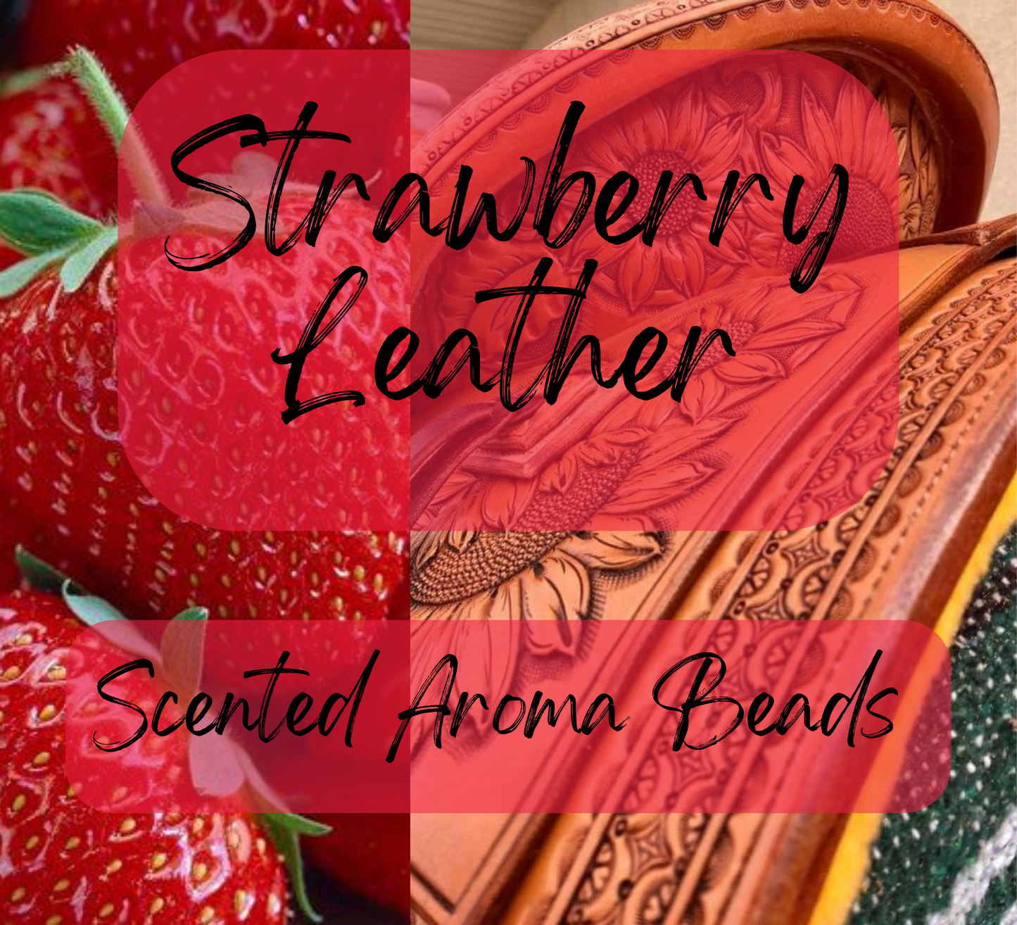 Strawberry Leather Premium Scented Beads