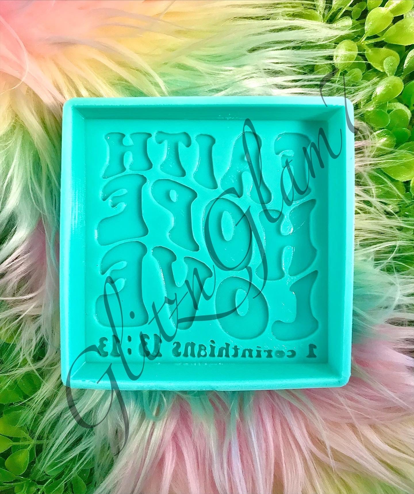 Faith Hope Love Freshie Silicone Mold