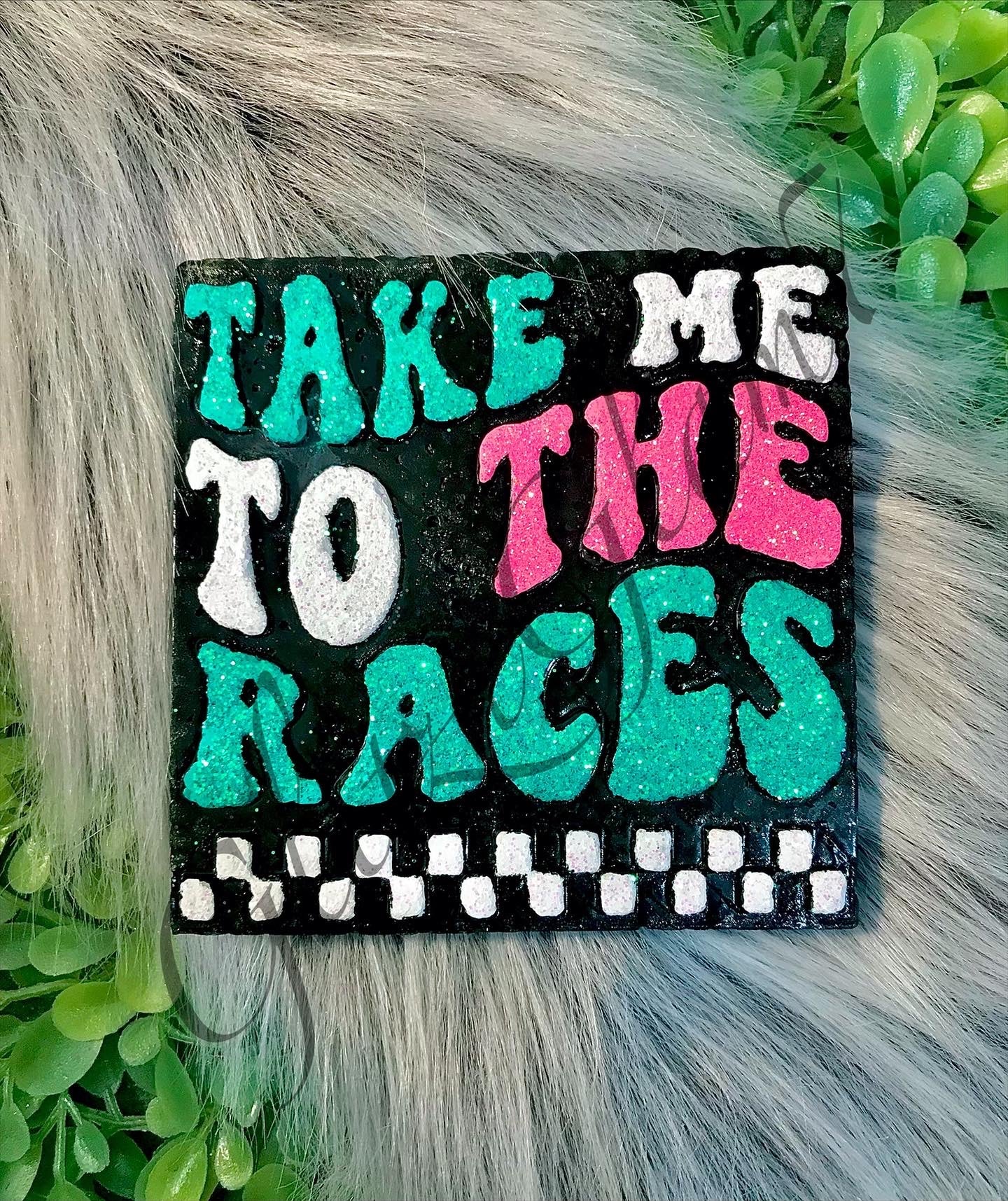 Take Me To The Races Freshie Silicone Mold