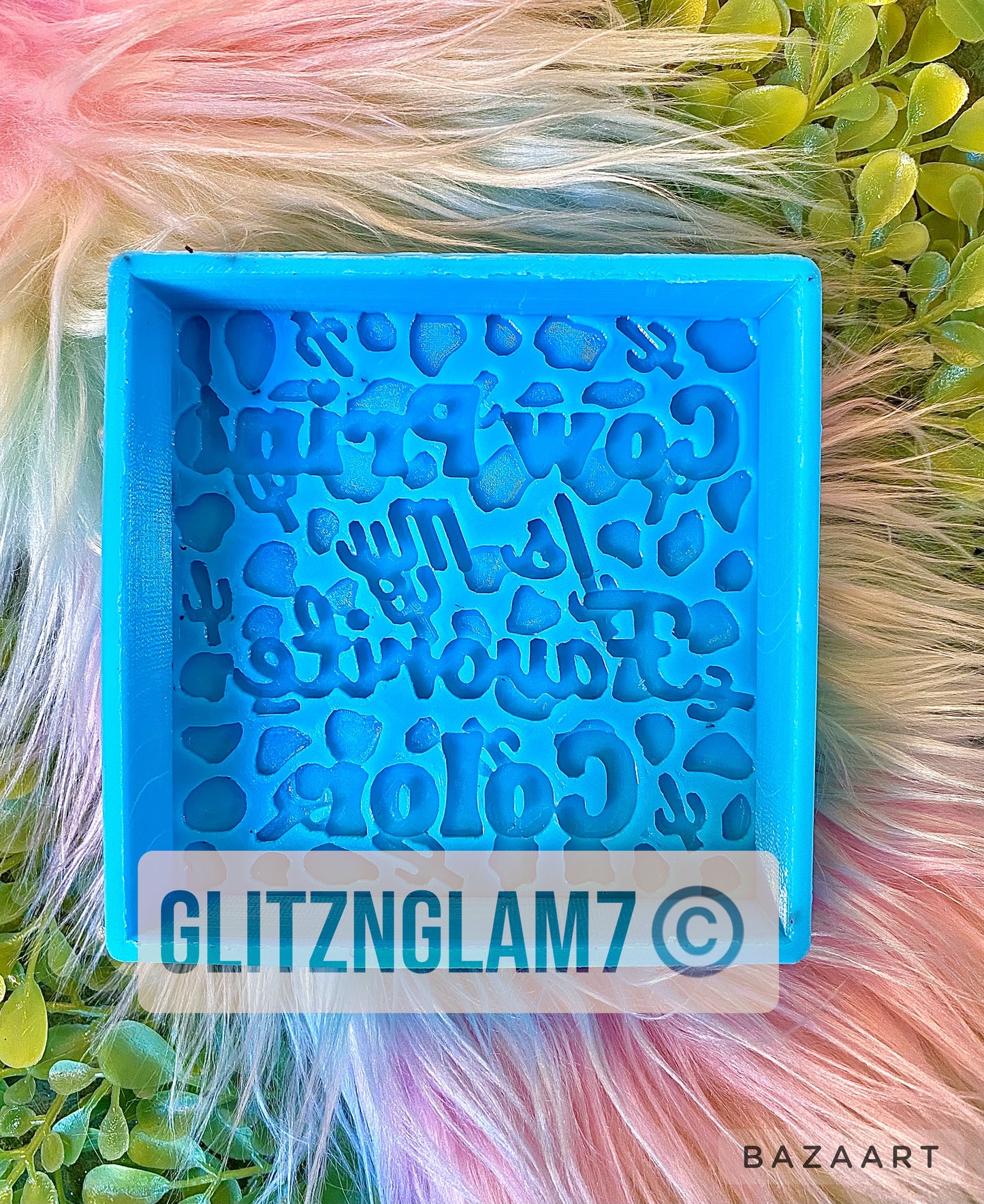 Cow Print is My Favorite Color Freshie Silicone Mold