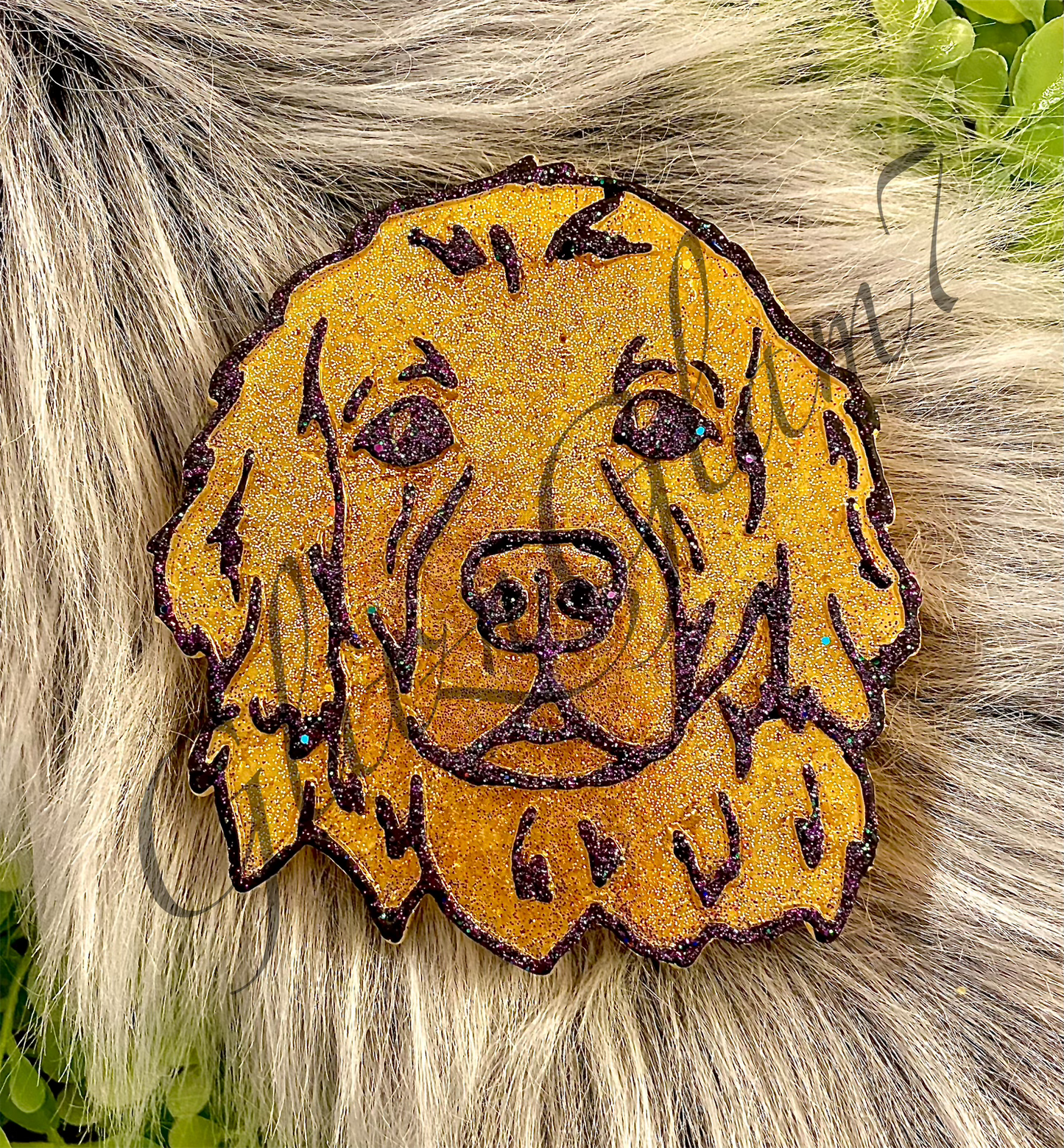 Golden Retriever (NO BOW) Freshie Silicone Mold