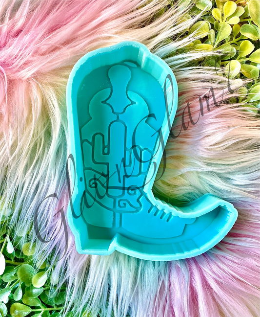 Cactus Boot Freshie Silicone Mold