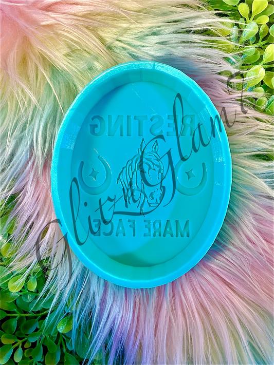 Resting Mare Face Freshie Silicone Mold