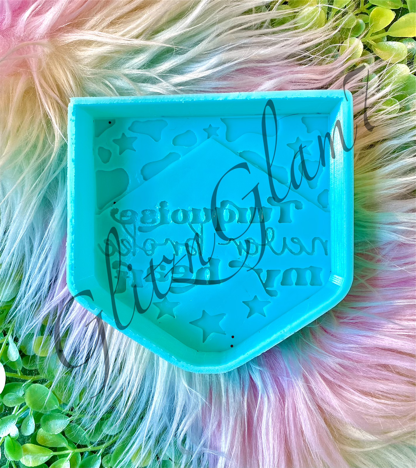 Turquoise Never Broke My Heart Pocket Silicone Mold