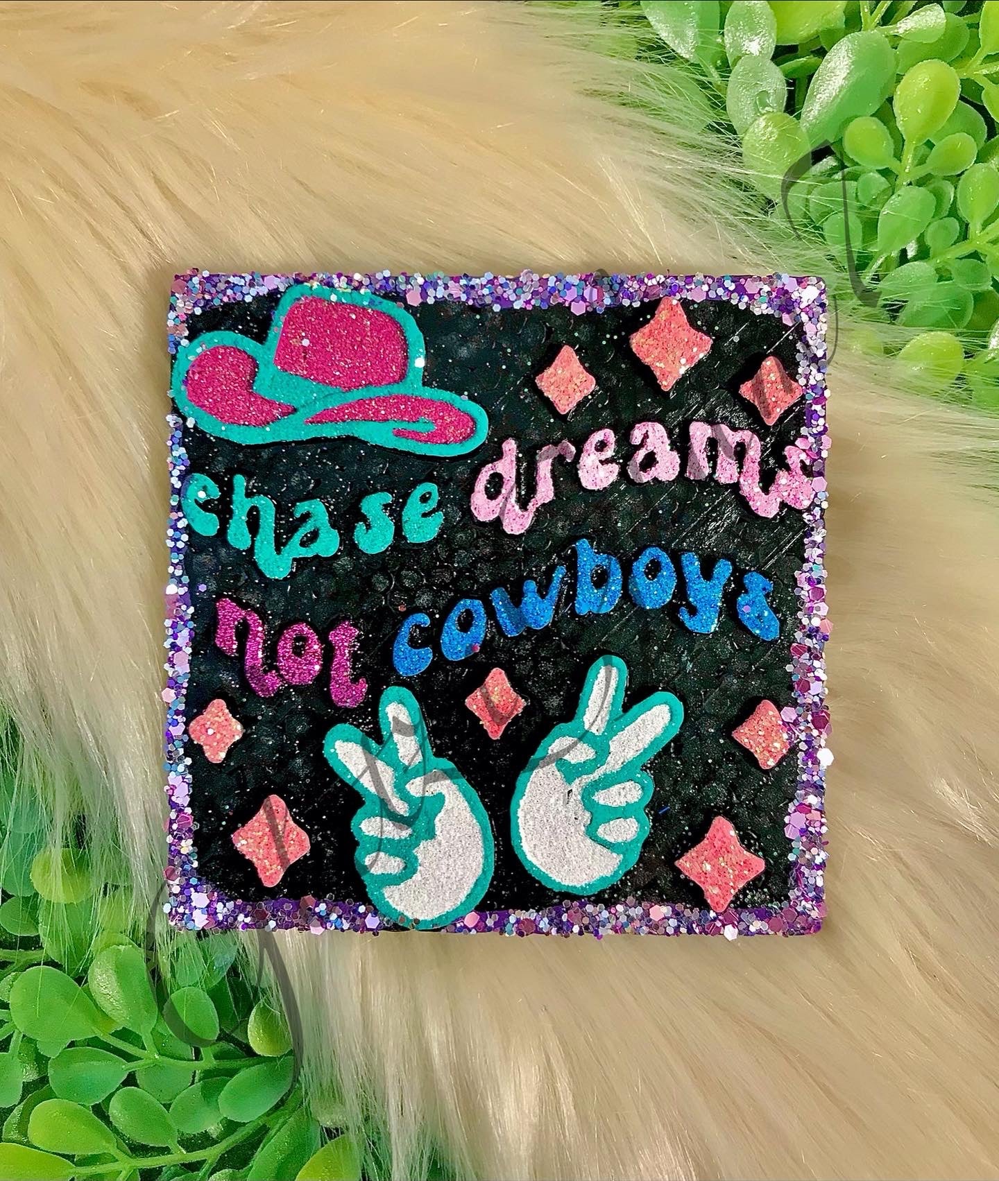 Chase Dreams Not Cowboys Freshie Silicone Mold