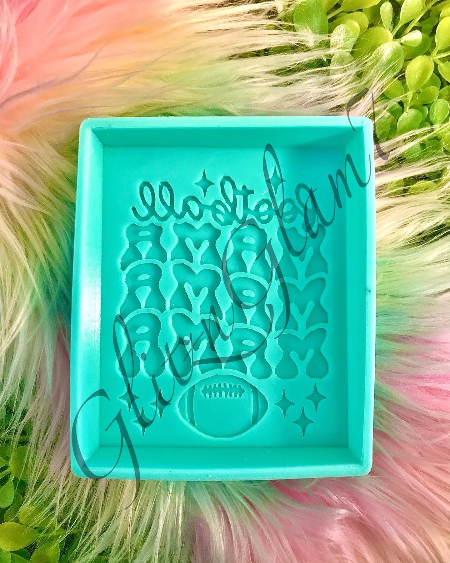 Football Mama Freshie Silicone Mold