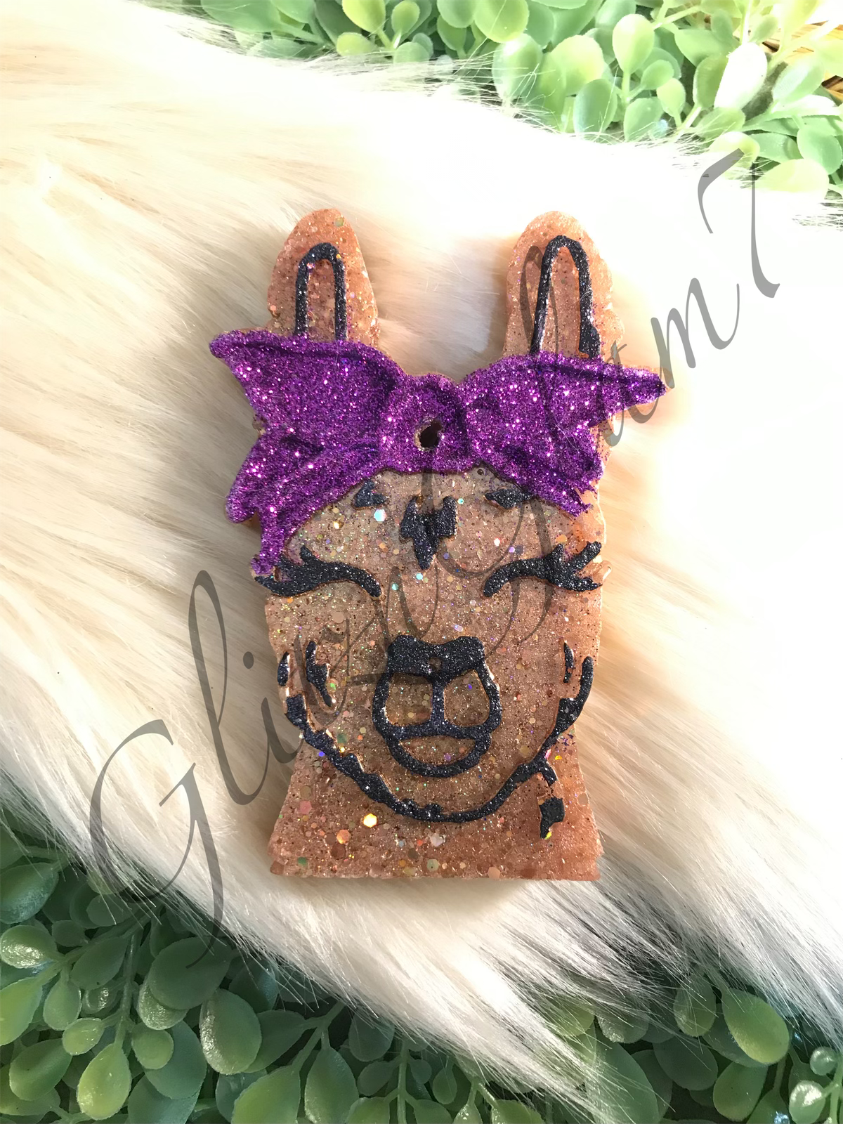 Llama with Bandana Freshie Silicone Mold