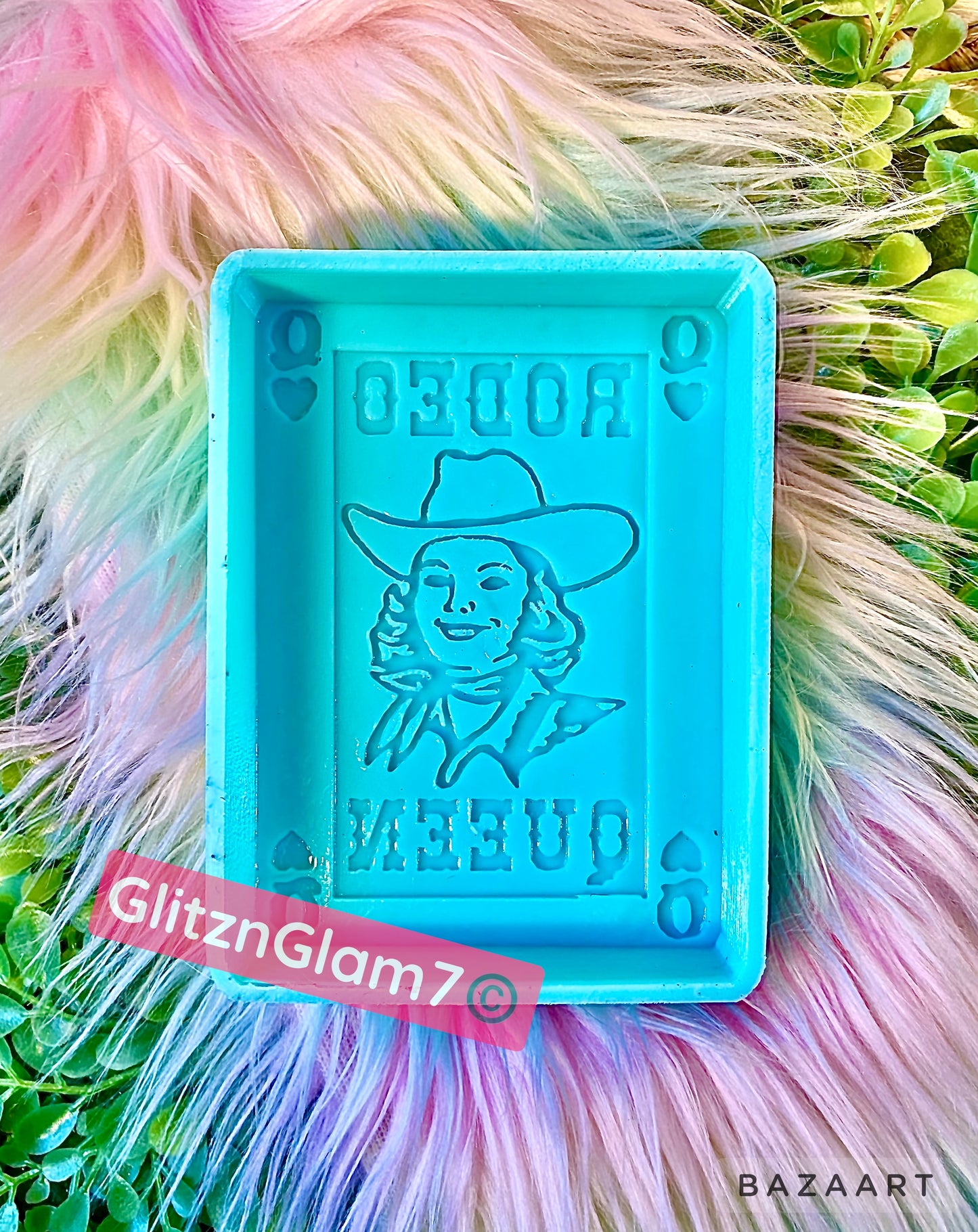 Rodeo Queen Poker Card Freshie Silicone Mold