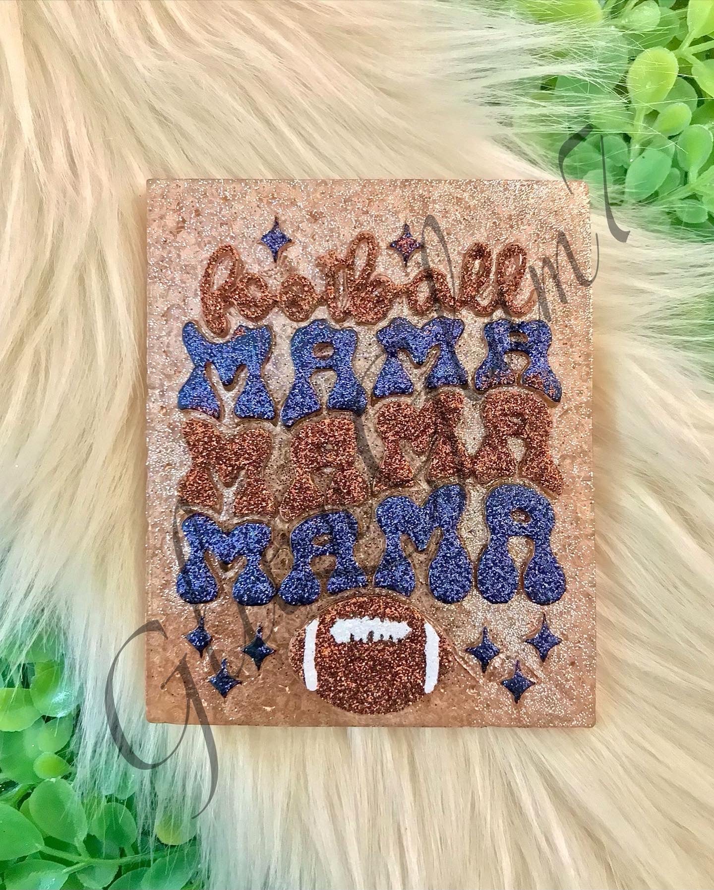 Football Mama Freshie Silicone Mold