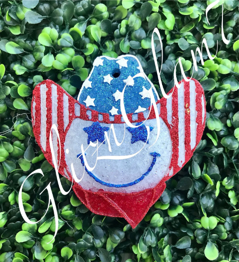 Patriotic Smiley Silicone Mold